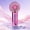 Pink-As Shows, variant on Handheld Spray Fan with USB Rechargeable Mist Function, Quiet Personal Fan for Travel, Office, and Outdoor Use, Cooling Fan for Hot Days & Commuting