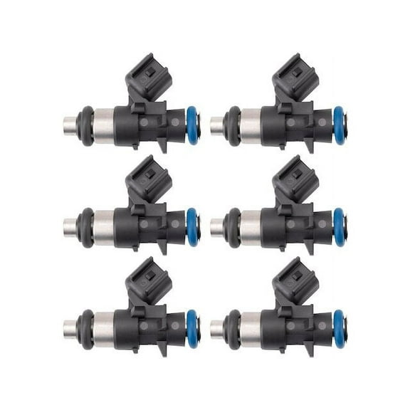 Fuel Injector Set - 6 Piece - Compatible with 2012 - 2017 Jeep Wrangler 2013 2014 2015 2016