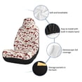 thumbnail image 4 of Uemuo Mushroom Pattern Car Seat Covers for Front Seats Waterproof Seat Covers for Cars, Universal Auto Front Seats Protector Fits for Car-2 PCS, 4 of 6