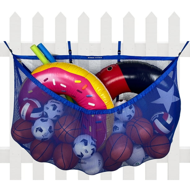 MESH TITAN Pool Float Storage Bag Organizer, Heavy Duty Adjustable