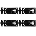 thumbnail image 1 of Shisuyan 4 Pcs Verrou Coulissant en Acier Inoxydable Noir Robuste pour Usage Extérieur, 1 of 8