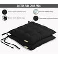 thumbnail image 3 of Vargottam Set of 2 Comfortable Chair Pads Seat Cushion with Full-Length Ties for Non-Slip Support Polyester Filling for Dining | Office | Kitchen Reduces Pressure & Washable, 3 of 9