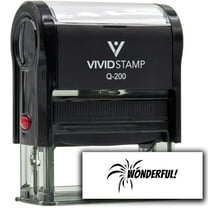 Personalized Rectangular Self-Inking Rubber Stamp - Willard
