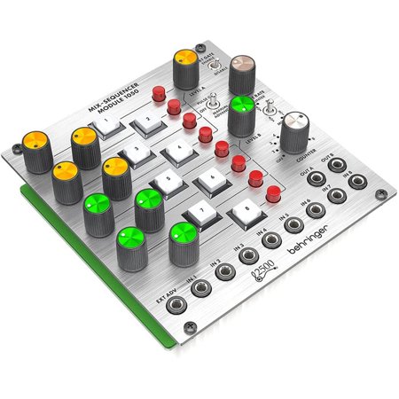 ベリンガー BEHRINGER MIX-SEQUENCER 1050 ユーロラック シンセサイザー 2500シリーズ 8CHミキサー シーケンサーモジュール