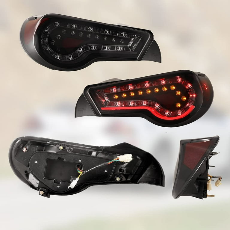 Luces Traseras LED Secuenciales Para Toyota 86, Subaru BRZ, Scion FR-S 2013-2020 - Negras - VLAND