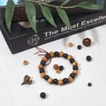 thumbnail image 5 of PH 600pcs Wooden Beads Black Wood Balls 6/8/10mm Polished Loose Beads Ball Spacer Bead for Christmas Farmhouse Bracelet Necklace Jewelry Making Home Party Decorations Garland Making colorful, 5 of 6