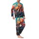 thumbnail image 2 of Fotbe Underwater Plant Octopus Pijama de Hombre con Estampado de Manga Larga, Conjunto de 2 Piezas, Ropa de Dormir Suave y Cómoda con Bolsillos-Large, 2 of 7