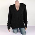 thumbnail image 2 of Vedolay Casual Tops for Women Casual Jacket Shawl Collar Long Sleeve Open Front Work Office Jackets,Black One Size, 2 of 5