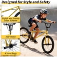 thumbnail image 6 of BMX Bikes for 6-14, Cuoote 24 Inch Bicycle with High-Carbon Steel BMX Frame, 360° Handlebar Rotation, 6 of 7