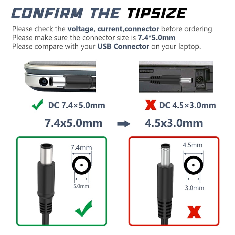 Laptop HP Charger 65W With Power Supply Cord For Pavilion G4 G6 G7 G32 G42 G56 – IT Palace Hub
