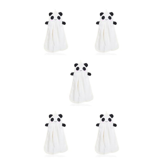 Cateissary Toalla de secado rápido para manos de animales de baño, toallas suaves para colgar en la pared, toallitas absorbentes de agua, accesorio tipo 1 Tipo 1 5piezas Cateissary CBP009018