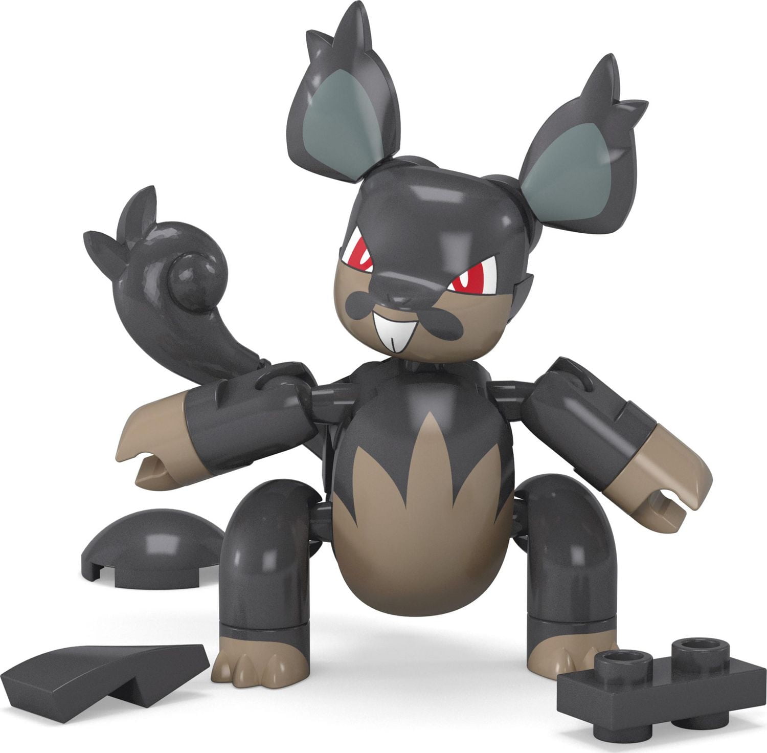 MEGA Pokemon Alolan Rattata Building Toy Kit, Poseable Action Figure (29 Pieces) for Kids