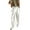 White, variant on Travel Outfits Women Airport Women's Casual Pants High Waist Relaxed Fit Trousers Comfortable Loose Straight Leg Wide Leg Pants Ideal For All Seasons Track Zipper Womens Linen Tall Casual White S