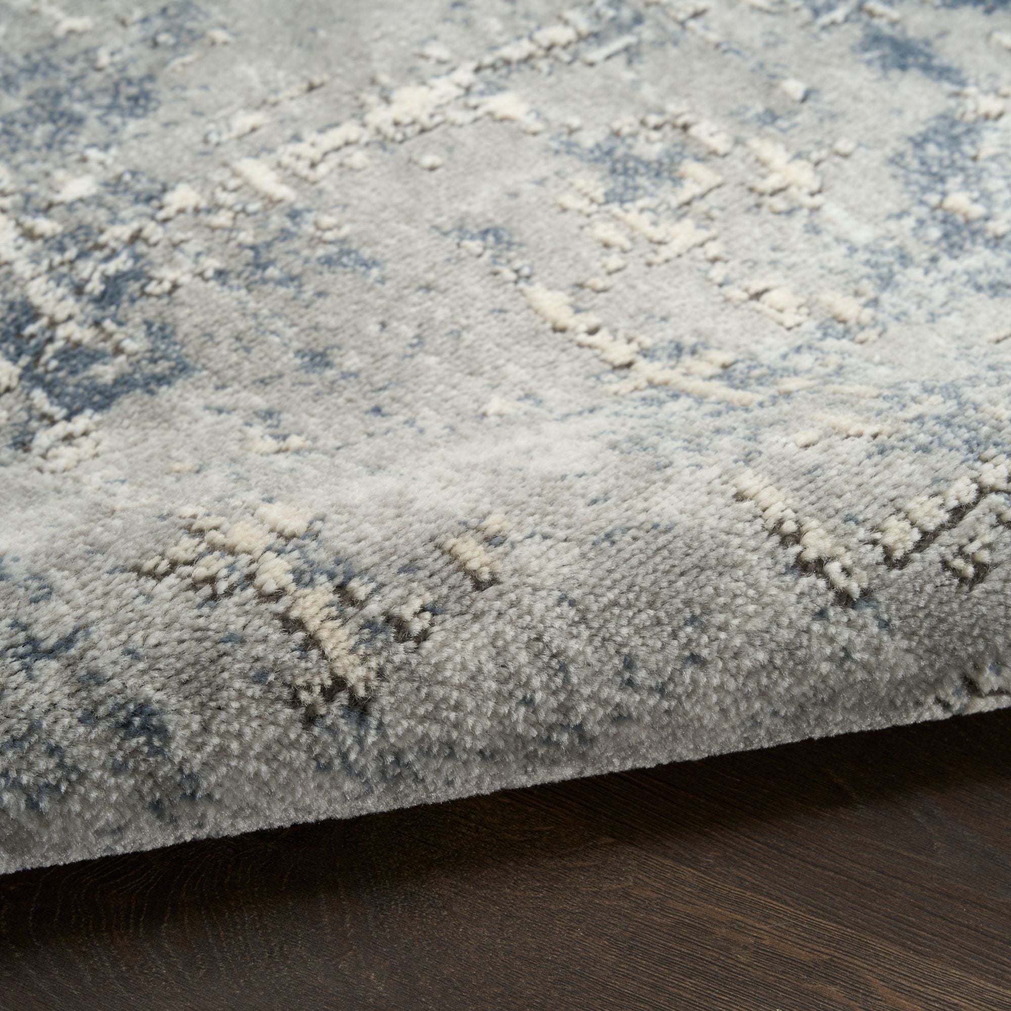 Nourison Concerto 2'2" x 7'6" Dark Grey Modern Indoor Rug
