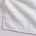 thumbnail image 6 of Market & Place 100% Cotton Waffle Weave 4-Piece Bath Towel Set, White, 6 of 6