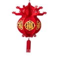 thumbnail image 2 of Decoración de linterna de Año Nuevo chino tradicional oriental creativa resistente suerte estilo A, 2 of 9