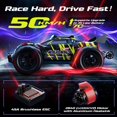 thumbnail image 2 of Coche RC DEERC 1:14 sin escobillas, 43 MPH, 4WD, todoterreno con luz LED, 2 of 8
