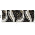 thumbnail image 7 of Black White Gold Marble Pattern Kitchen Rug Mat,Kitchen Runner Rugs Non Skid Washable,Decorative Kitchen Floor Mats for Kitchen,Sink,Laundry,17"x47.2", 7 of 7