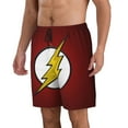thumbnail image 2 of The Flash Mens Swim Trunks Quick Dry Board Shorts with Mesh Lining, Hawaii Beach Shorts Swimwear Bathing Suits, 2 of 8