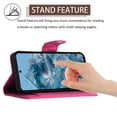 thumbnail image 5 of for Google Pixel 8 Pro Wallet Case, Elegant Card Holder Cash Slot PU Leather Kickstand Shoulder Strap Shockproof Protective Flip Women Girls Case Cover for Google Pixel 8 Pro, Rose, 5 of 6