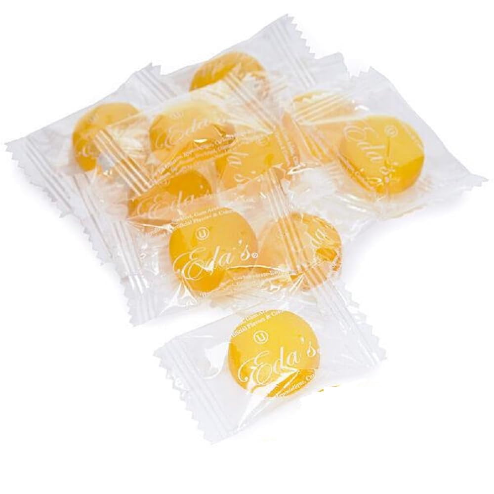 5lb Eda's Sugar Free Lemon Hard Candy by Nuts To You | Organic, Vegan & Sugar Free Naturally Flavored Vintage Candy | Individually Wrapped