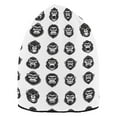 thumbnail image 6 of joogoo Gorilla Pattern Beanie Hats Cuffed Winter Warm Knit Thick Beanies, 6 of 7