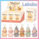 thumbnail image 2 of Figura de Anime Labubu caja ciega tiene un asiento serie colgante flocado modelo juguete Kawaii monstruo réplica llavero juguete regalo de Navidad, 2 of 5