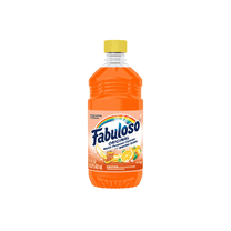 Fabuloso Multi-Purpose Cleaner - Orange Scent - 1 Pack  bottle (16.5 oz) | Long-Lasting Freshness & Baking Soda