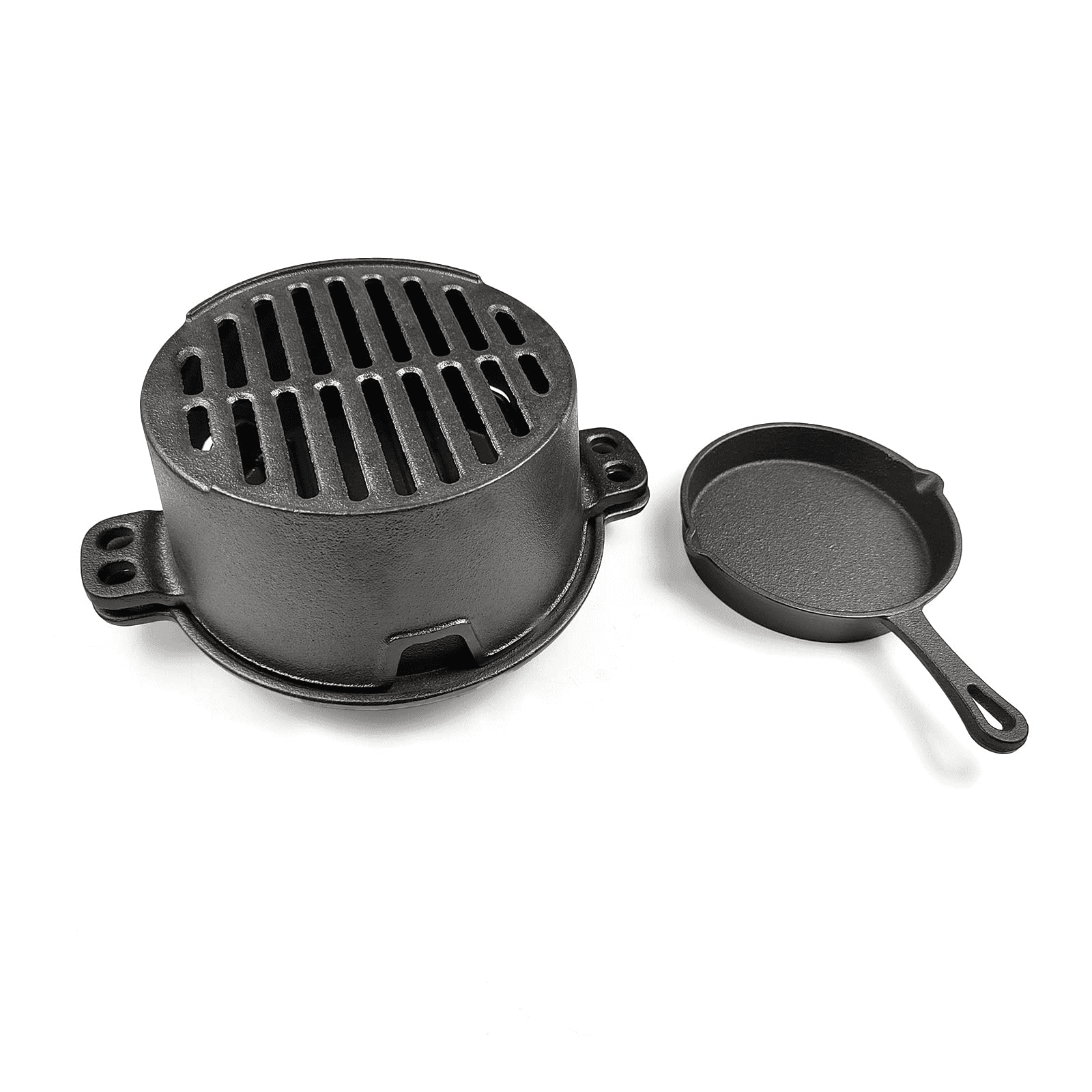 HAWOK Pre-seasoned Hibachi Grill, Charcoal Grill for Outdoor Camping BBQ Cooking………