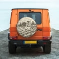 thumbnail image 6 of Naloa Vineyard Landscape PVC Leather Spare Tire Wheel Cover for Car Truck SUV Camper Trailer Universal Fit many size16 inch, 6 of 6