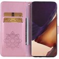 thumbnail image 3 of Samsung Galaxy Note 20 Ultra (Not Note 20) Case for Women, Glitter Bling Diamond PU Leather Wallet Phone Case with Wsrist String Flip Cover for Samsung Galaxy Note 20 Ultra Owl Rose Gold, 3 of 7