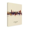 thumbnail image 2 of Trademark Fine Art 'Copenhagen Denmark Skyline Portrait III' Canvas Art by Michael Tompsett, 2 of 3