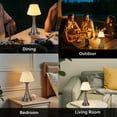 thumbnail image 7 of LED Cordless Rechargeable Battery Table Lamp,Shower Lamp Waterproof ,Touch Stepless Dimmable Nightstand Lights,Portable Night lights for Outdoor Patio Camping Restaurant Home Bar Living Room, 7 of 7