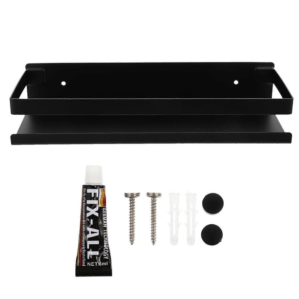 1Pc Stainless Steel Wall Shelf Kitchen Bathroom Wall Mounted Storage Rack