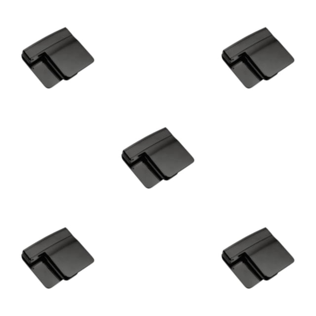 Maytalsory Foldable Belt Clip Comfortable And Convenient Suitable For Everyone Multifunctional And Foldable Zinc Alloy Belt Buckle black 5Set