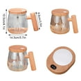 thumbnail image 4 of Bearachild Taza mezcladora con botella exprimible, elegante, ligera y duradera, idea de regalo, taza mezcladora eléctrica de alta velocidad Teteras transparente, 4 of 6