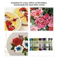 thumbnail image 4 of LEEYNEER 38Pcs Metallic Embroidery Skein Threads Multi-Color Embroidery Floss Glitter Embroidery Thread - Thread, 4 of 7