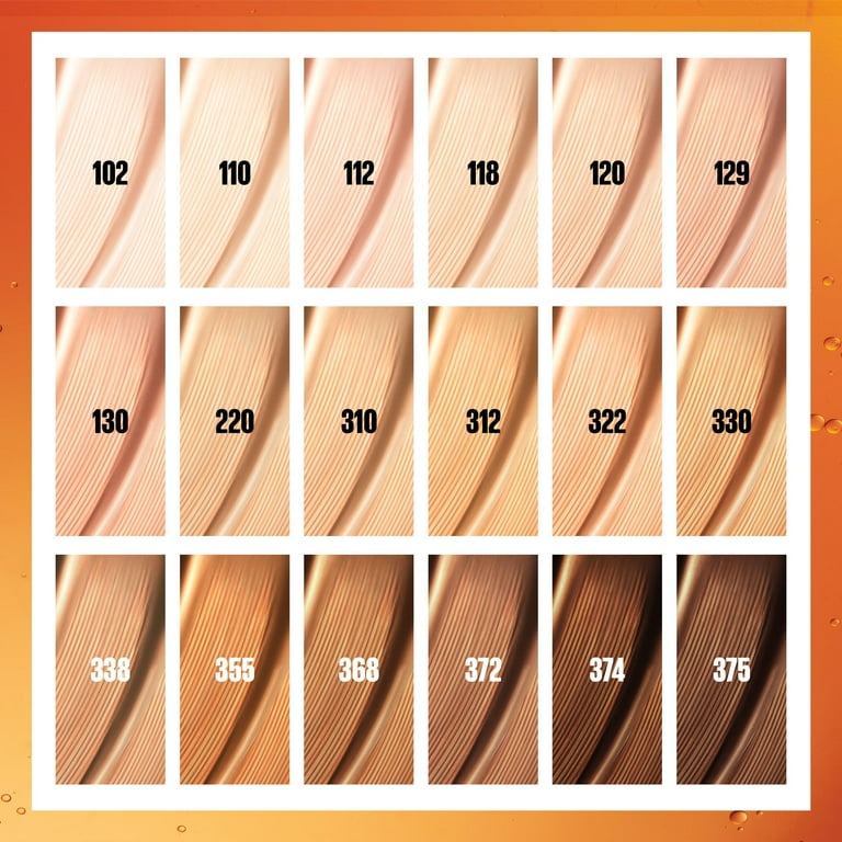 Maybelline Super Stay Super Stay Up to 24HR Skin Tint with Vitamin C, 368, 1 fl oz Maybelline Super Stay Super Stay Up to 24HR Skin Tint with Vitamin C, 368, 1 fl oz