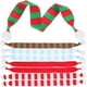 thumbnail image 1 of 8 mini bufandas navideñas de punto con forma de botella de vino, ideales para decorar muñecas y Navidad., 1 of 8
