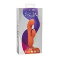 thumbnail image 2 of CalExotics Stella Liquid Silicone Rabbit Vibrator, Orange, 2 of 5