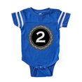 thumbnail image 1 of CafePress - Monogram Medallion 2 - Cute Infant Baby Football Bodysuit, 1 of 1