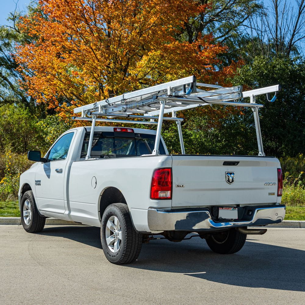Elevate Outdoor UPUT-RACK-ALUM-V2 Universal Aluminum Over-Cab Truck Rack - 800-lb Cap