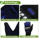 thumbnail image 4 of Guantes de ciclismo de dedo completo para hombres con carcasa de acero, guantes de motocicleta para escalar, motorizar, ciclismo, poliéster, azul, talla única, 4 of 6