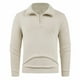 thumbnail image 1 of pstuiky camisas de manga larga para hombre, Abrigo informal de manga larga con media cremallera y cuello de solapa para hombre, chaquetas informales, abrigos de polar top de hombre xxxxl, 1 of 6