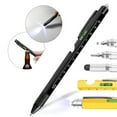 thumbnail image 1 of Musbetu Multi-purpose Tool Pen Men LED Light Screwdriver Ruler Stylus Level Bottle Opener Gadgets 9-in-1 Multitool Pen, 1 of 7