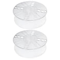 thumbnail image 2 of Miangastore 2pcs 3D Printer Spools 1KG Spool Hollow Bobbin Transparent Reel 3D Printer Parts, 2 of 9