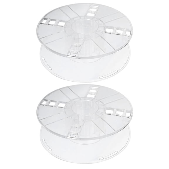 HOOWIFFY Transparent 3D Printer Filament Spool Replacement Material 1kg Easy to Use PLA Filament for 3D Printing