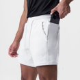 thumbnail image 3 of LYMAYTER Men's Quick-Drying Shorts for S-2XL Solid Color Sports Shorts, 3 of 7