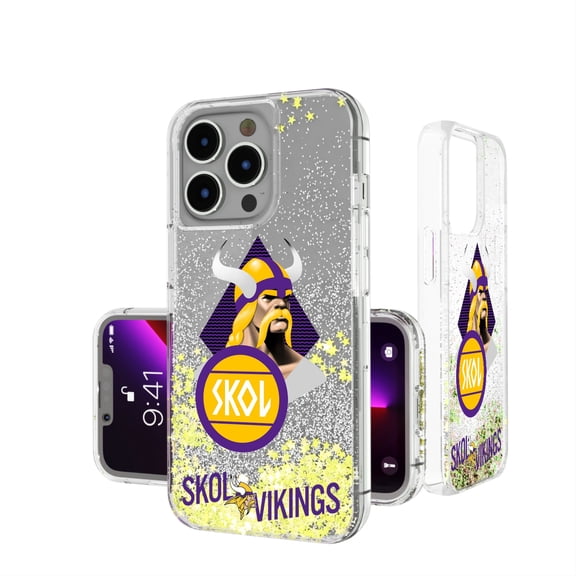Keyscaper Minnesota Vikings iPhone Glitter Case