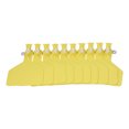 thumbnail image 4 of Etiqueta de oído 100 piezas de plástico integrado para el oído, etiqueta de oreja para ganado, granja, etiqueta de oreja para identificación de ganado vaca, amarillo, 4 of 14